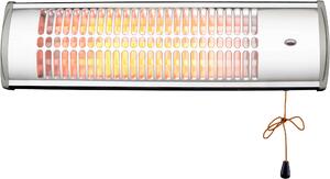 Stufa Elettrica ad Infrarossi 56x13,5x16,5 cm da Parete 1200W Qlima EBH 112