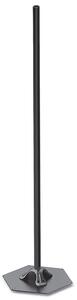 Palo Elegance H214 cm per Lampade Riscaldanti Elettriche Compatibile con Iris Fiore Sharklite Hathor Nero