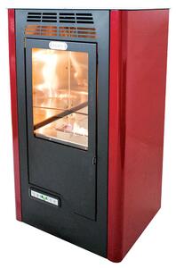 Stufa a Bioetanolo da Interno 4kW Ventilata Karlsen Compact Bordeaux