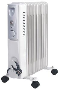 Stufa Termosifone ad Olio 2000W 9 Elementi Beker Bianca