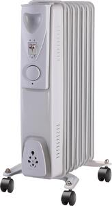 Stufa Termosifone ad Olio 1500W 5 Elementi Qlima EOR2015 Bianca