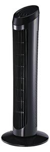 Ventilatore a Colonna Oscillante 45W 27x27x75 cm WindPlus Nero
