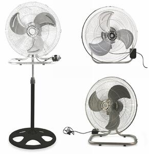 Ventilatore 3 in 1 a Piantana Parete Tavolo 45cm 3 Velocità  80W Kooper Aria