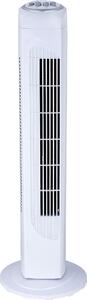 Ventilatore a Colonna Oscillante in ABS 50W 3 Velocità Bauer Bianco