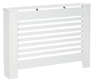 Copritermosifone in Legno MDF Bianco 112x19x81 cm