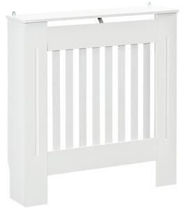 Copritermosifone in Legno MDF Bianco 78x19x81 cm
