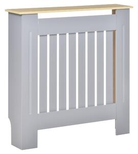 Copritermosifone 78x19x83 cm in MDF e Legno Truciolare Grigio