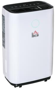Deumidificatore d'Aria 20 Litri 378W 3 Modalità e 2 Velocità Bianco