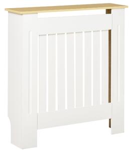 Copritermosifone 78x19x83 cm in MDF e Legno Truciolare Bianco