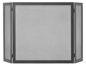 Parascintille con Antine 100x60 cm per Camino a Legna in Ferro Belfer 3009/A Antracite
