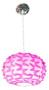 Paralume da Soffitto Chip Viola Ø28x18 cm Plastica