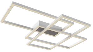 Plafoniera Modern in Metallo e Acrilico Rida Bianco