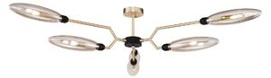 Plafoniera Modern in Metallo Ventura Opaco Oro