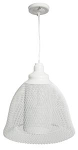 Paralume da Soffitto Net Ø31x33 cm Metallo Bianco
