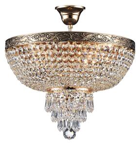 Lampadario Royal Classic in Metallo Palace Oro Antique