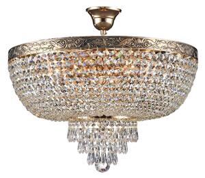 Lampadario Royal Classic in Metallo Palace Oro Antique
