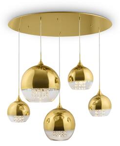 Lampada pendente Pendant in Metallo Fermi Oro