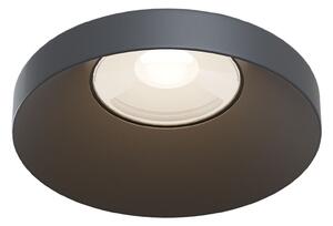 Faretto da incasso Downlight in Alluminio Kappell Nero