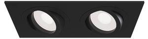 Faretto da incasso Downlight in Alluminio Atom Nero
