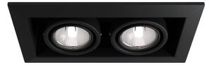 Faretto da incasso Downlight in Metallo Metallo Modern Nero