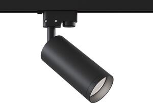 Faretto per Sistema Illuminazione Binario 50W GU10 in Alluminio Focus Nero