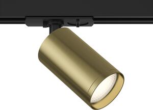 Faretto per Sistema Illuminazione Binario 50W GU10 in Alluminio Nero e Ottone
