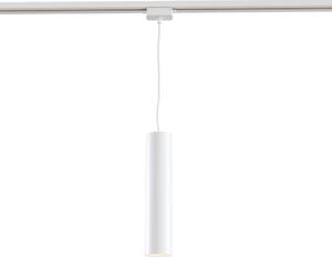 Faretto a Sospensione per Sistema Illuminazione Binario 50W GU10 in Alluminio Bianco