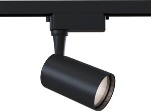 Faretto a LED per Sistema Illuminazione Binario 6W 4000K in Alluminio Vuoro Nero