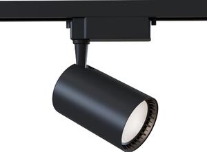 Faretto a LED per Sistema Illuminazione Binario 17W 4000K in Alluminio Vuoro Nero