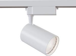 Faretto a LED per Sistema Illuminazione Binario 17W 4000K in Alluminio Vuoro Bianco