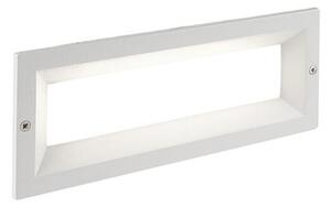 Faretto Segnapassi a Incasso da Esterno a LED 12W da Parete Aperto Sovil Mask Bianco