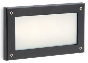 Lampada a Incasso Largo Colore Grigio per Esterno Linea Route Livos