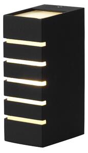 Lampada Plafoniera da Parete 28W in Alluminio Bauer Nera
