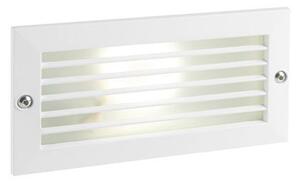 Faretto Segnapassi a Incasso da Esterno a LED 10W da Parete con Griglia Sovil Escape Bianco