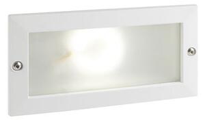 Faretto Segnapassi a Incasso da Esterno a LED 10W da Parete Sovil Escape Bianco