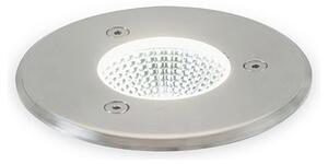 Faretto Segnapassi Calpestabile da Esterno a LED 3W Ø10 Sovil Texas Acciaio