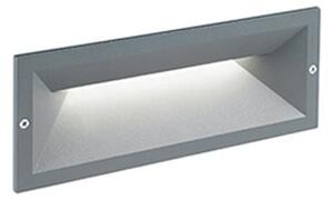 Faretto Incasso Parete da Esterno a LED 12W 3000K Sovil Grigio