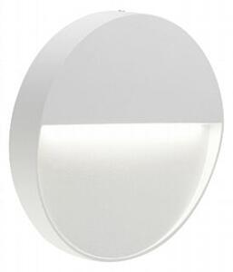 Faretto Segnapassi a Semi Incasso da Esterno a LED Piccolo Sovil Geo Round Bianco