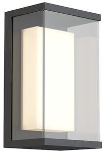 Lampada da parete Outdoor in Alluminio Baker Street Nero