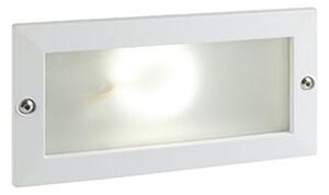 Lampada Segna Passo Rettangolare da Incasso a Parete a LED 10W 3000K Sovil Bianco