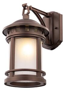 Lampada da parete Outdoor in Alluminio Salamanca Marrone