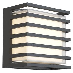 Lampada da parete Outdoor in Alluminio Downing Street Nero