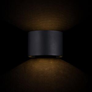 Lampada da parete Outdoor in Metallo Fulton Nero