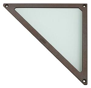 Accessorio di Chiusura per Applique con Cornice in Vetro Colore Corten per Esterno Linea Three Livos