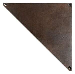 Accessorio di Chiusura per Applique Colore Corten per Esterno Linea Three Livos