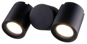 Lampada da parete Outdoor in Alluminio Wall Street Nero