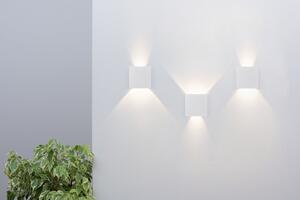 Lampada da parete Outdoor in Metallo Fulton Bianco