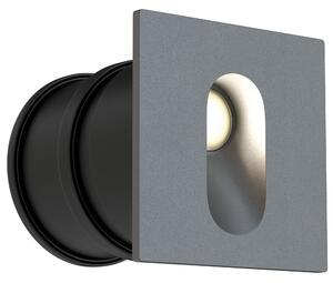 Faretto da incasso Outdoor in Alluminio Via Urbana Grigio