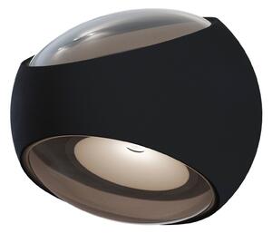 Lampada da parete Outdoor in Alluminio Stream Nero