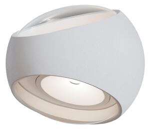 Lampada da parete Outdoor in Alluminio Stream Bianco